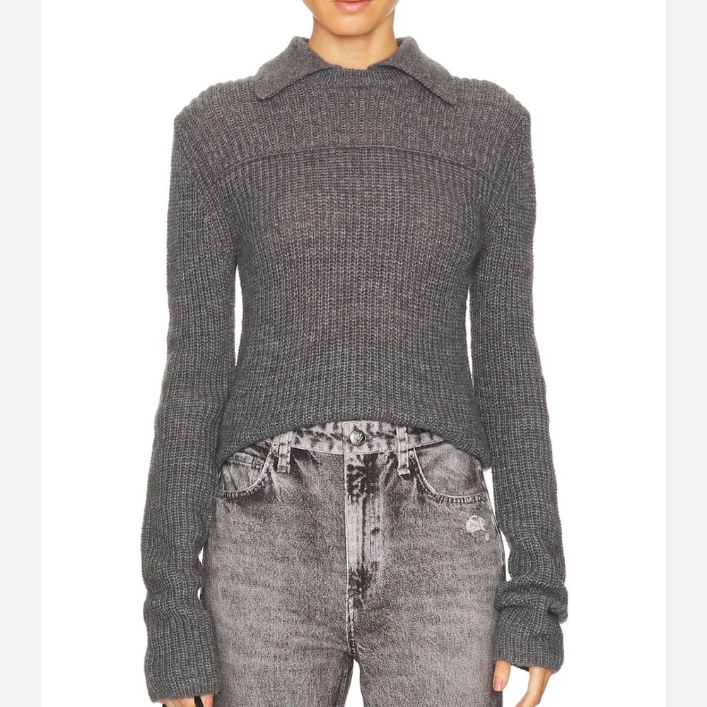 Rag & Bone Wool Blend Gray knit Sweater size S